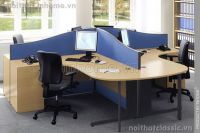 Bàn làm việc 4 vách ngăn