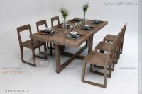 Bộ bàn ăn gỗ đẹp
