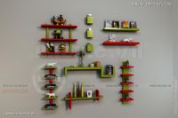 mẫu kệ sách treo tường