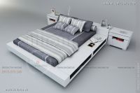 Giường gỗ tự nhiên