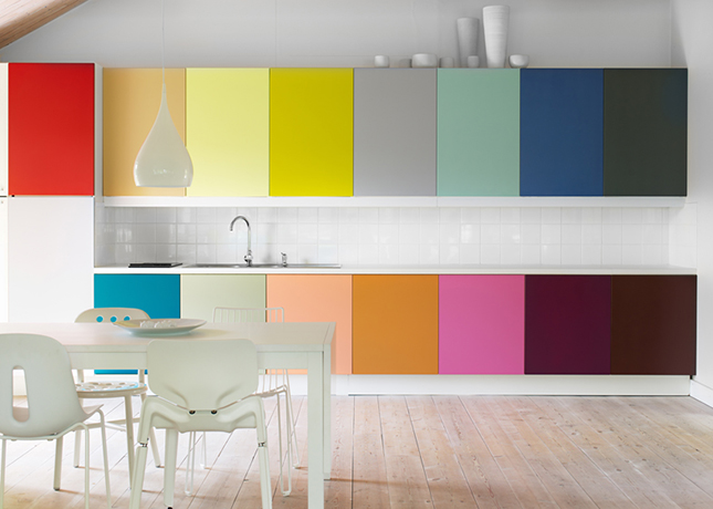 10 mẫu nội thất đa sắc màu 