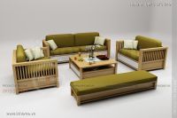 Ghế sofa gỗ sồi đẹp sang trọng Ghế sofa gỗ sồi đẹp sang trọng