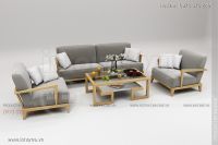 Sofa gỗ hiện đại Sofa gỗ hiện đại