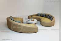 Bộ ghế sofa bọc nỉ đẹp Bộ ghế sofa bọc nỉ đẹp