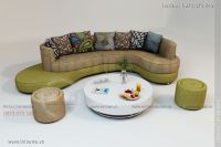 Sofa phòng khách chất liệu nỉ Sofa phòng khách chất liệu nỉ