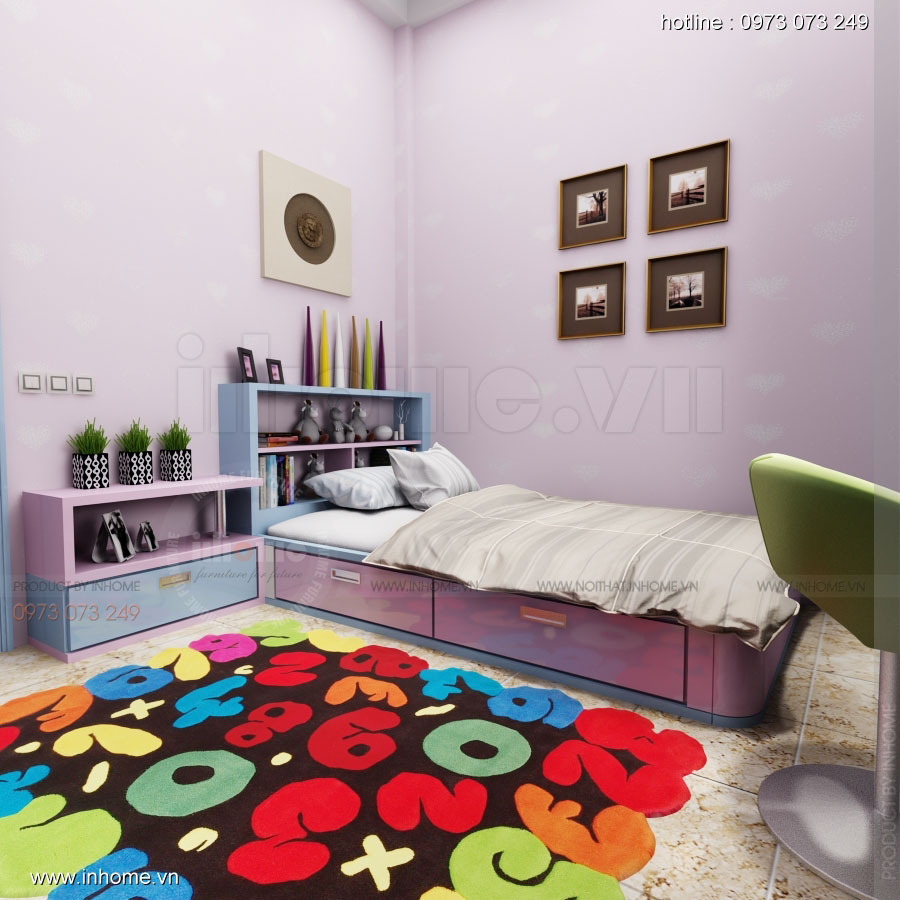 Thiết kế nội thất phòng ngủ trẻ em 5